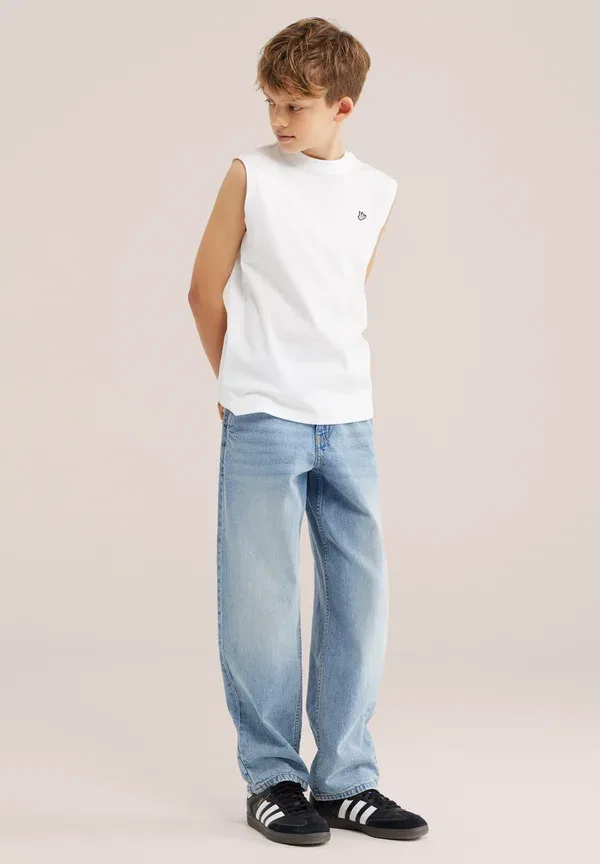 Топ хлопковый We Fashion, White, белый