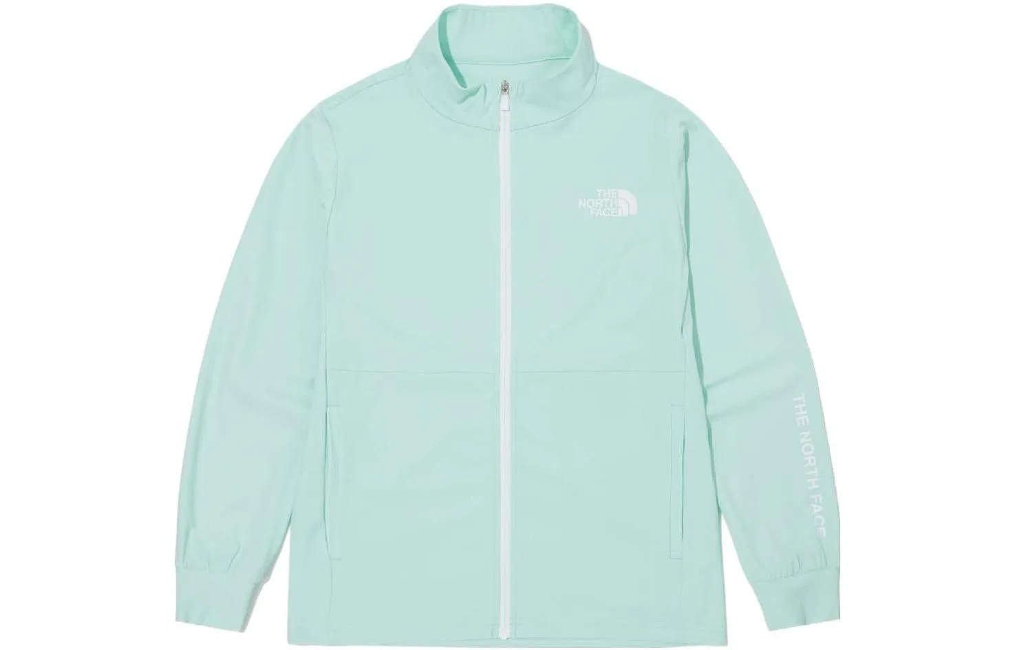Детский комплект из футболки и брюк с принтом THE NORTH FACE, Mint Green/Black — фото 3
