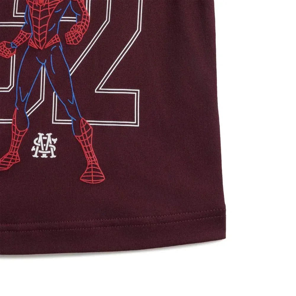 Детский комплект для девочек с принтом Marvel Spider-Man Adidas, Purple — фото 3