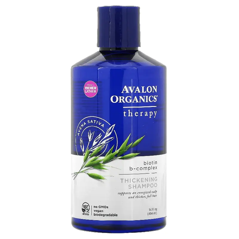 

Укрепляющий шампунь Avalon Organics с биотином и В-комплексом, 414 мл