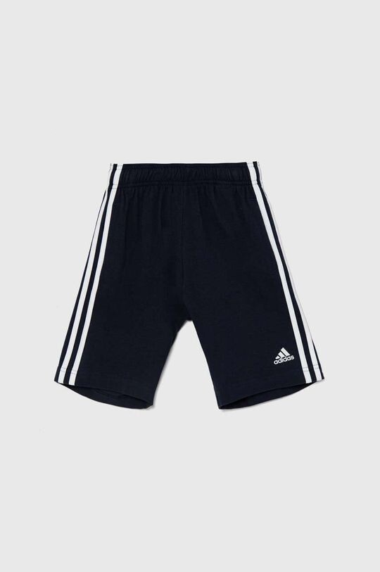 

Детские хлопковые шорты У 3СН ШО adidas, темно-синий
