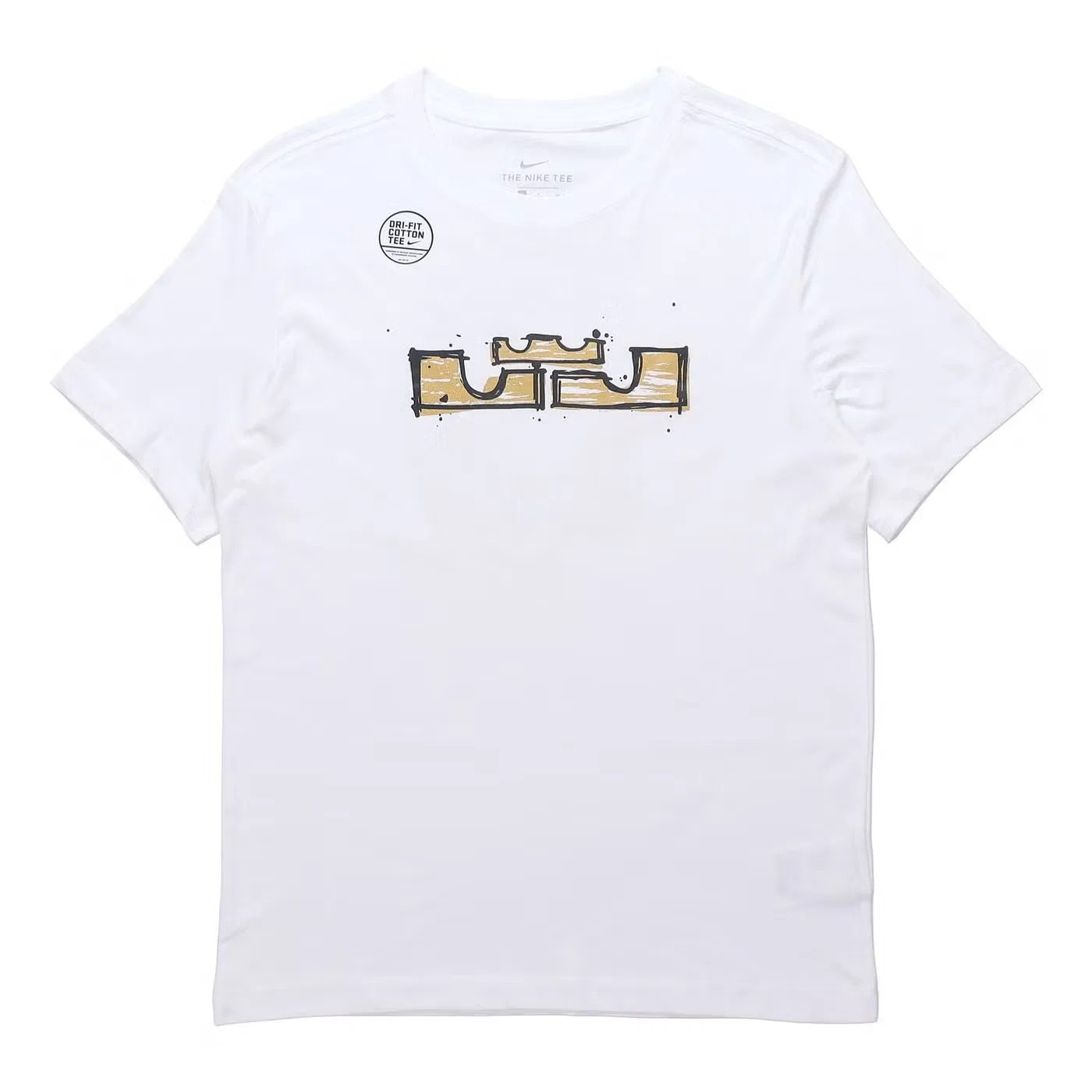 Футболка с принтом Dry LBJ SSNL Logo Nike, белый