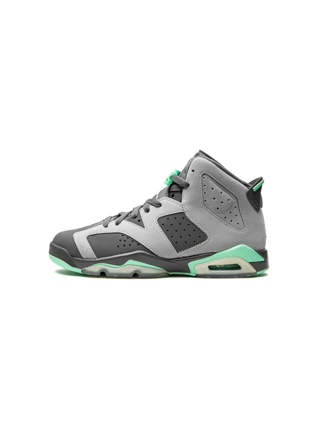 Кроссовки Air Jordan 6 Retro Green Glow — фото 2
