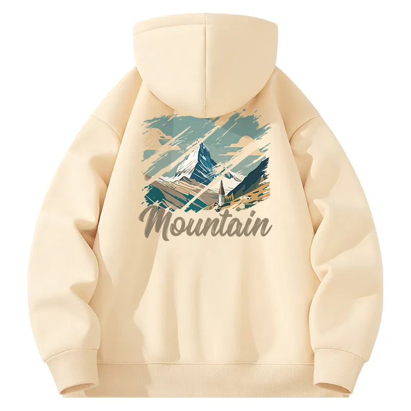 Детский свитшот с принтом Snow Mountains MINISO, Navy Blue — фото 3