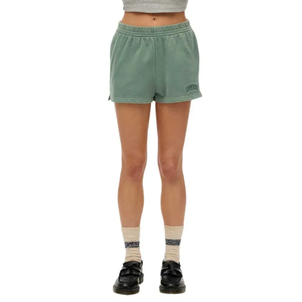 Женские шорты с тональной вышивкой Athletic Superdry, Green