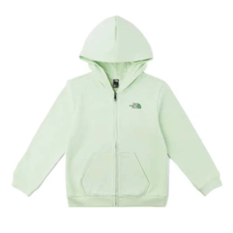 Детская толстовка с капюшоном Green THE NORTH FACE