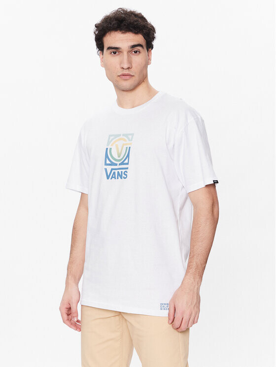 

Футболка классического кроя Vans, белый