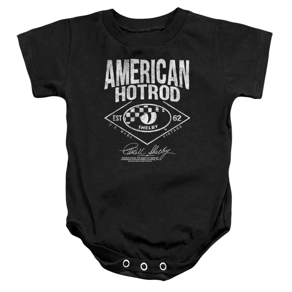 Детское боди-слип с коротким рукавом Shelby, Black