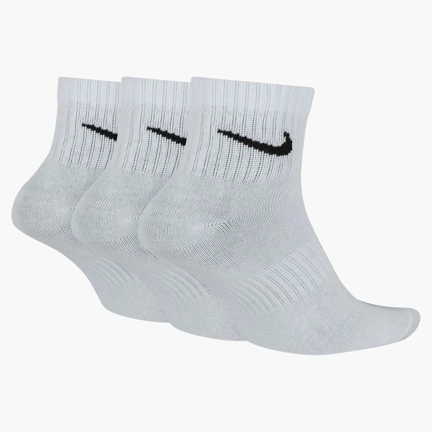 Мужские спортивные носки с влагоотводящей технологией Nike, White/Black — фото 2