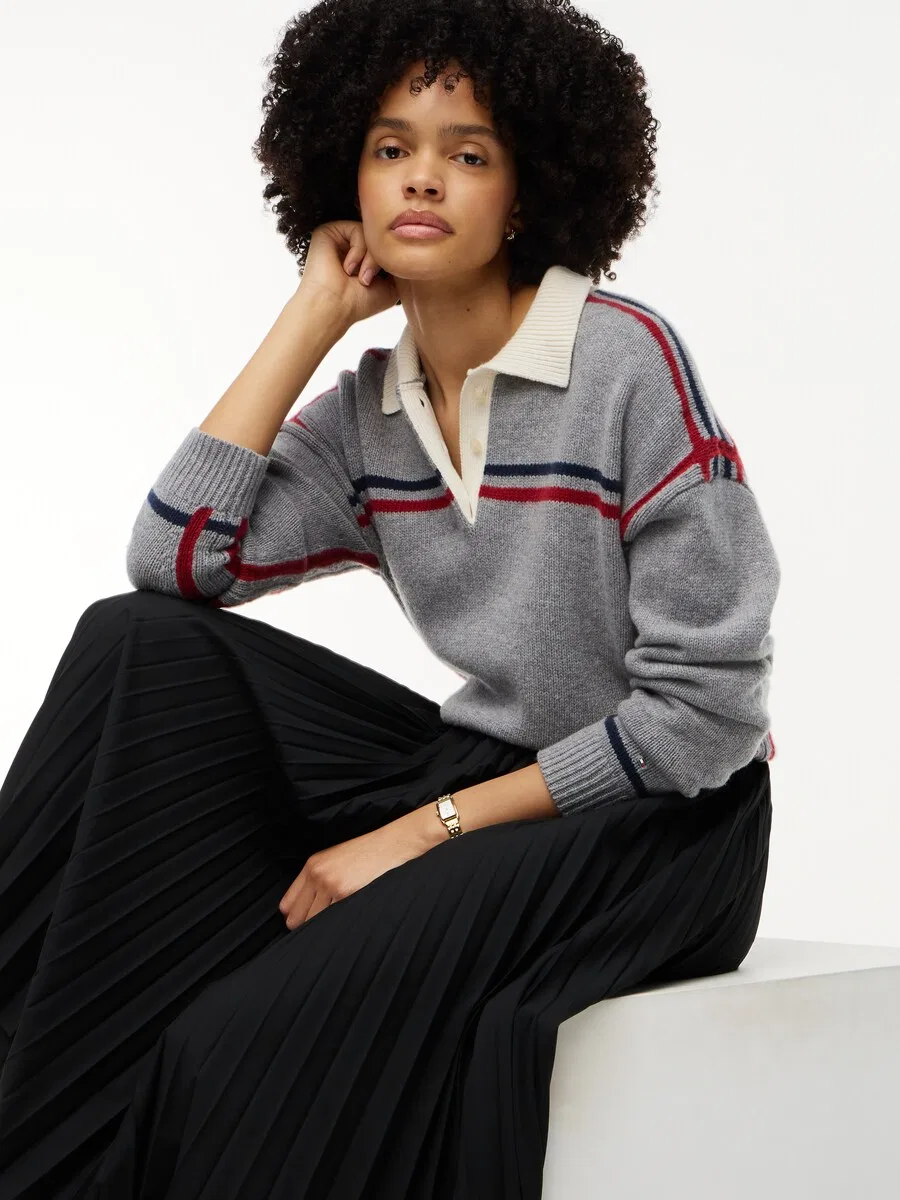 Юбка TOMMY HILFIGER черного цвета — фото 3