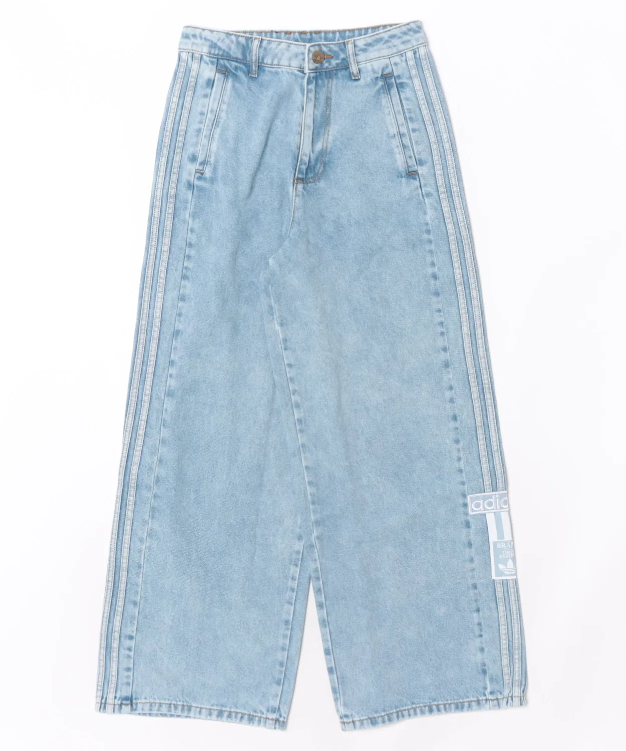 Женские джинсы широкие Adibreak Mid Rise Wide Leg Adidas, Blue