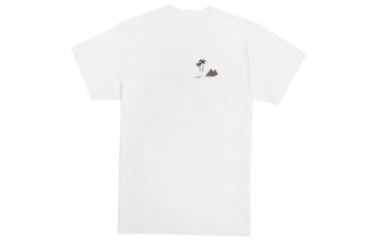 Футболка с принтом на спине Sb Skate Nike, белая