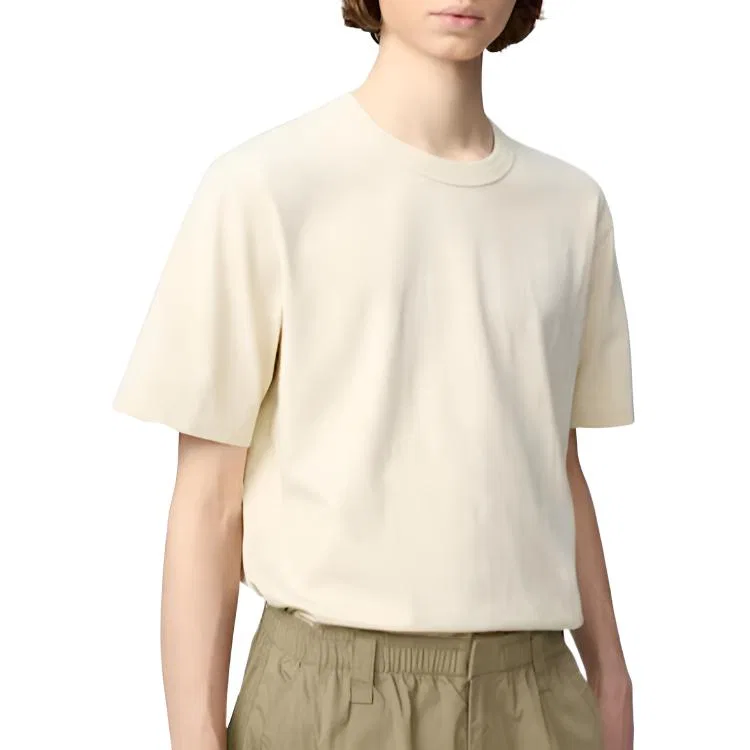 Детская футболка с круглым вырезом UNIQLO, Cream