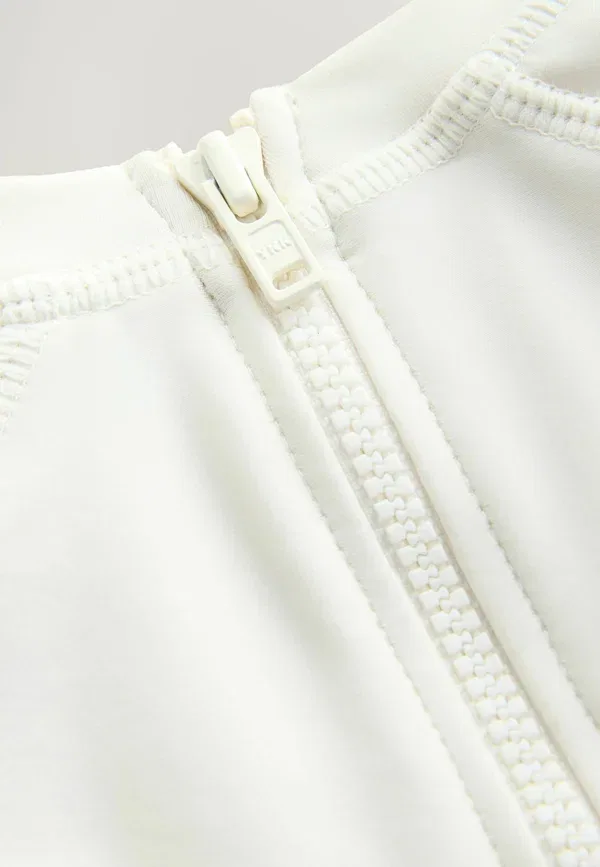 Рашгард из нейлона с эластаном Regular fit - rash vest Next Ecru White, белый — фото 3