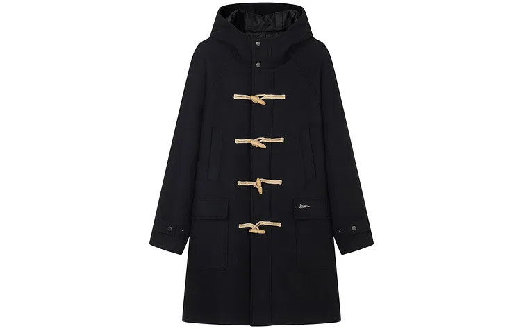 Детское пальто с принтом CleanFit Coat Teenie Weenie Men, Black
