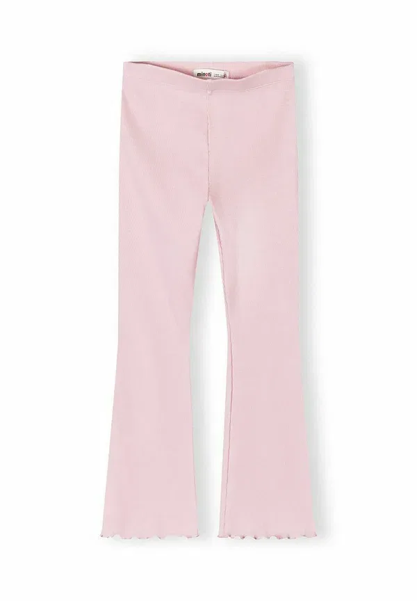 Брюки из хлопка с эластаном 3 pack flared leggings Minoti, Pink/Purple/Black, черный/фиолетовый/розовый — фото 2