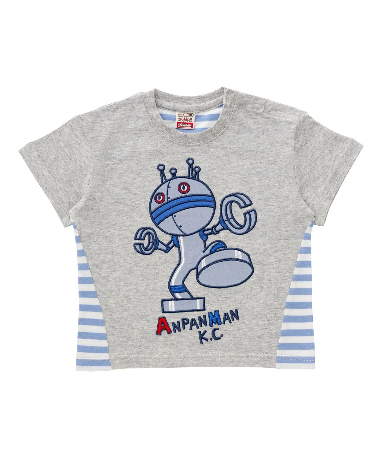 Детская футболка с аппликацией с длинным рукавомANPANMAN KIDS COLLECTION, Heather Grey — фото 3