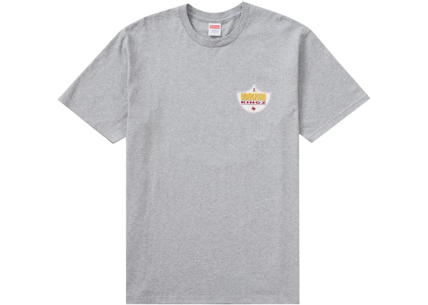 Мужская футболка с принтом Supreme UGK Super Tight Tee, Heather Grey — фото 2