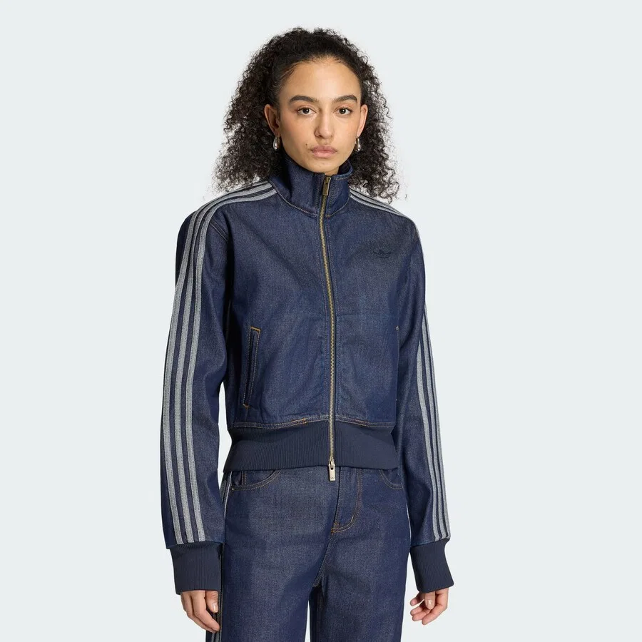 Куртка ADIDAS ORIGINALS Between-Season 'Firebird' темно-синего цвета — фото 2