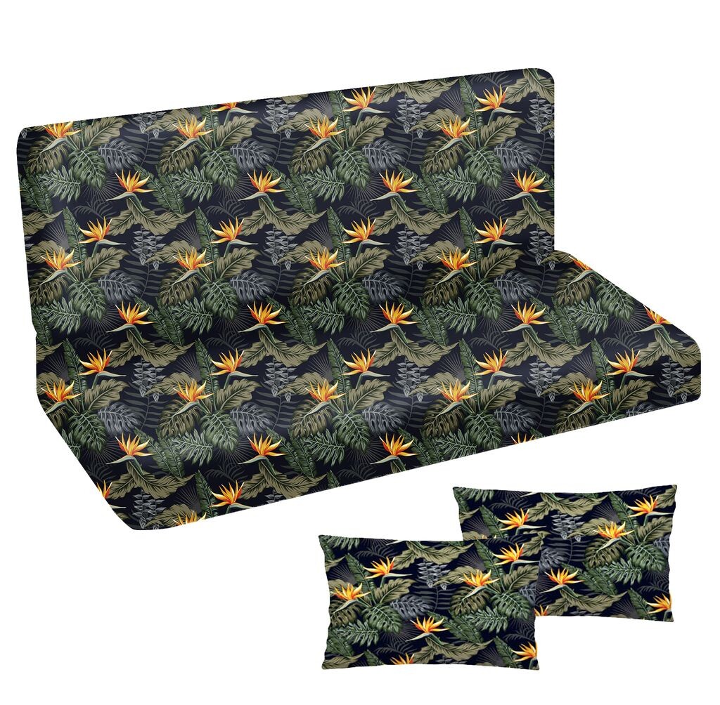 

Подушка для голливудских качелей 150x50x50 Подушка для садовой скамейки и 2 подушки Подушка для поддона Подушка для скамейки Подушка для сиденья и подушка для спины Мягкая подушка для матраса Садовая подушка Гладкие синие цветы [133] Ferocity, с...