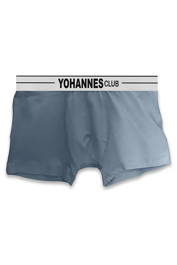 Детские боксеры для мальчиков хлопковые 4 шт Yohannes Club, Cloud Blue Olive Green Cobalt Blue Navy Blue — фото 4