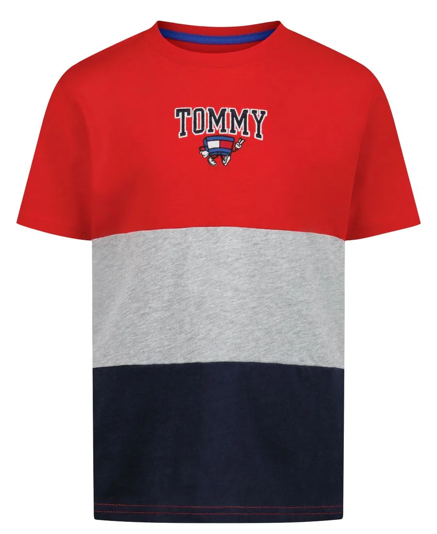 Детская футболка с цветовым блоком Mascot Tommy Hilfiger, Tommy Red