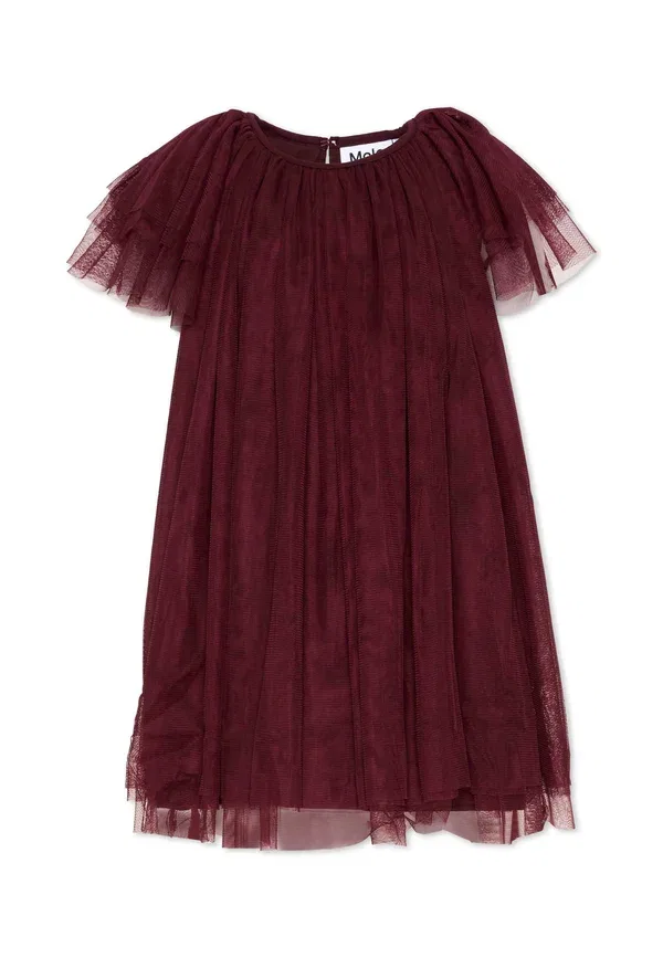 Платье хлопковое Vestito Molo, бордовый
