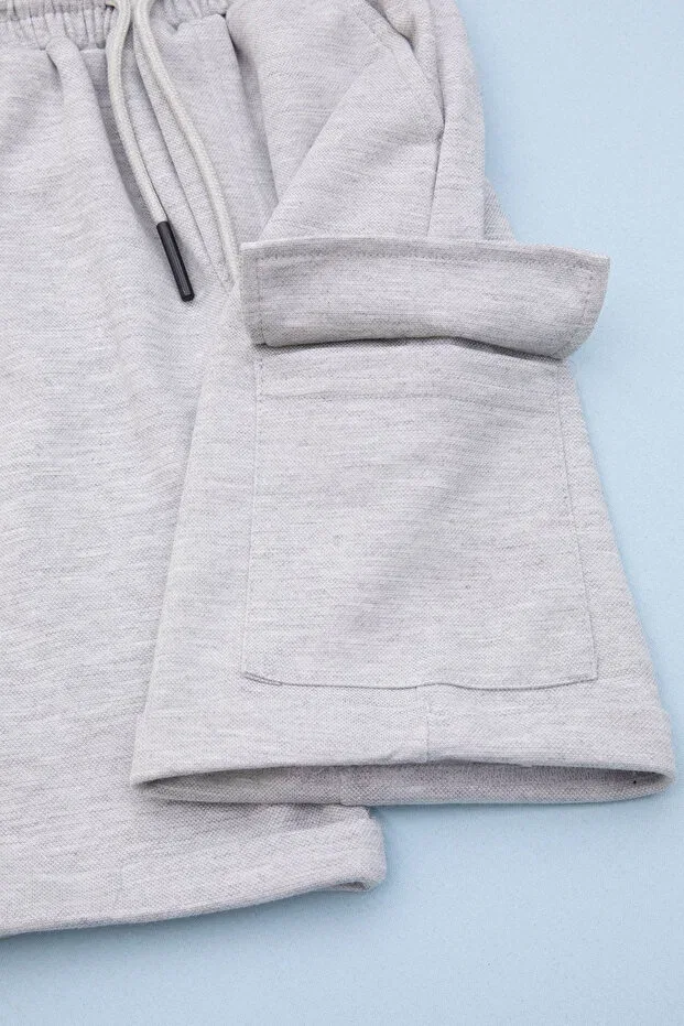 Детские шорты для мальчиков с одним карманом Cansın Mini, Gray — фото 2