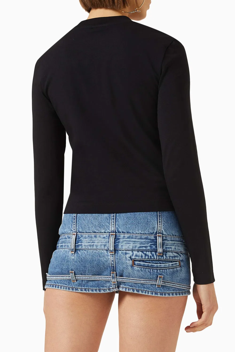 Футболка хлопковая Le T-shirt Gros Grain Jacquemus, черный — фото 3