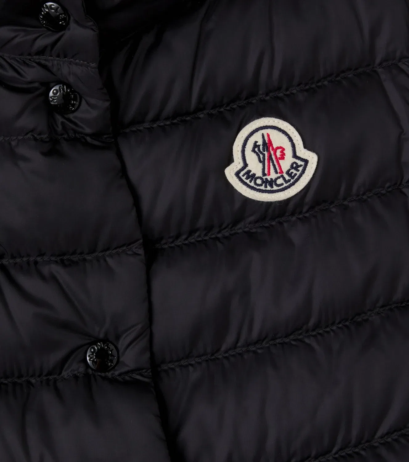 Пуховый жилет Acorus Moncler Enfant, черный — фото 2