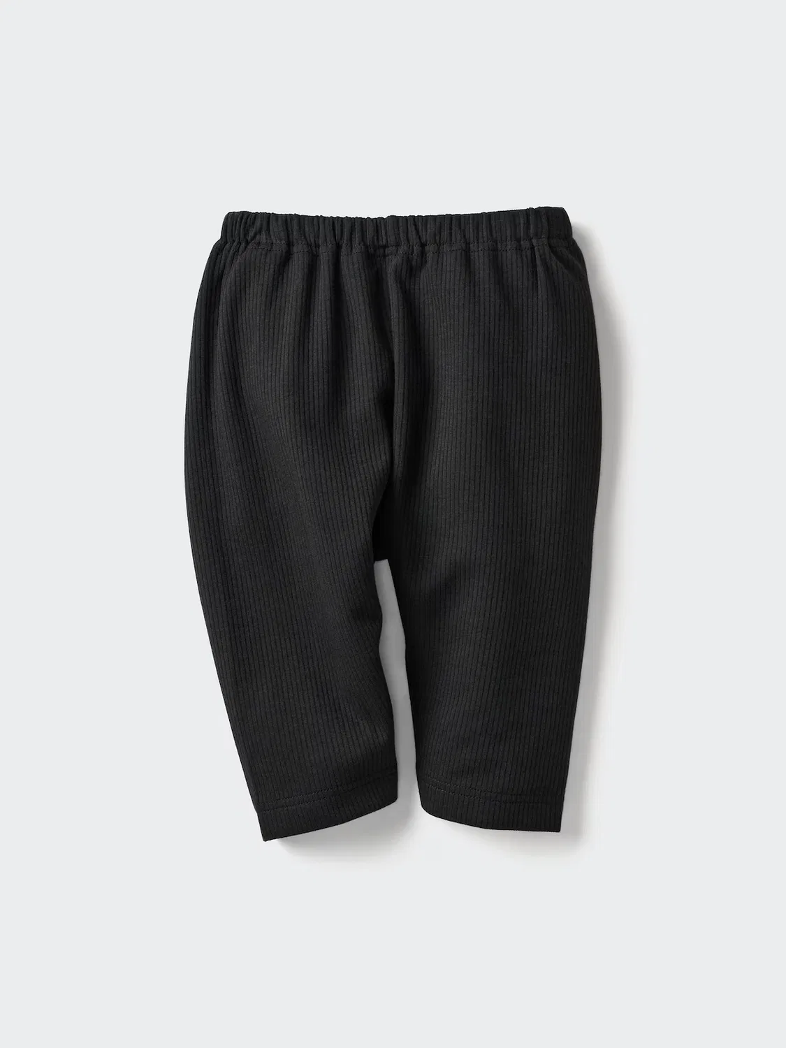 Леггинсы Uniqlo airism, в рубчик, черный