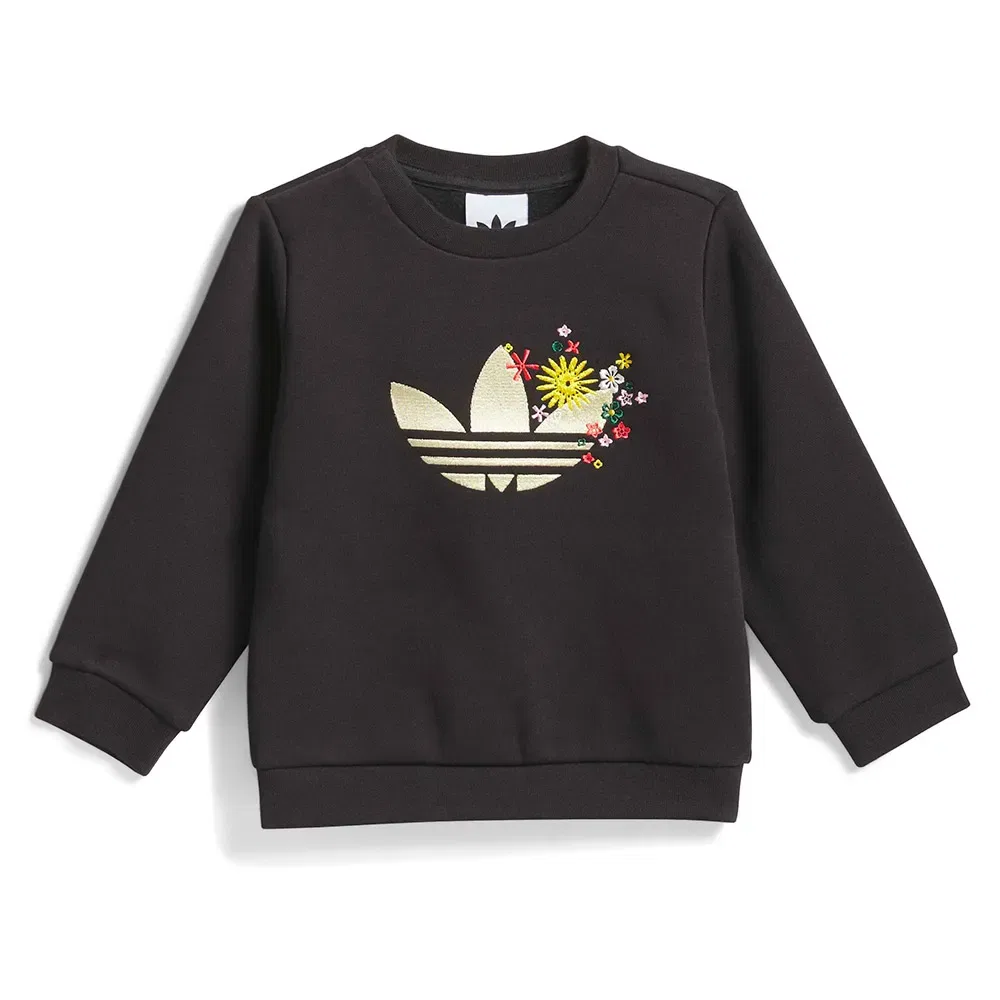 Комплект из джемпера и юбки Adidas Originals X Liberty London, черный — фото 2