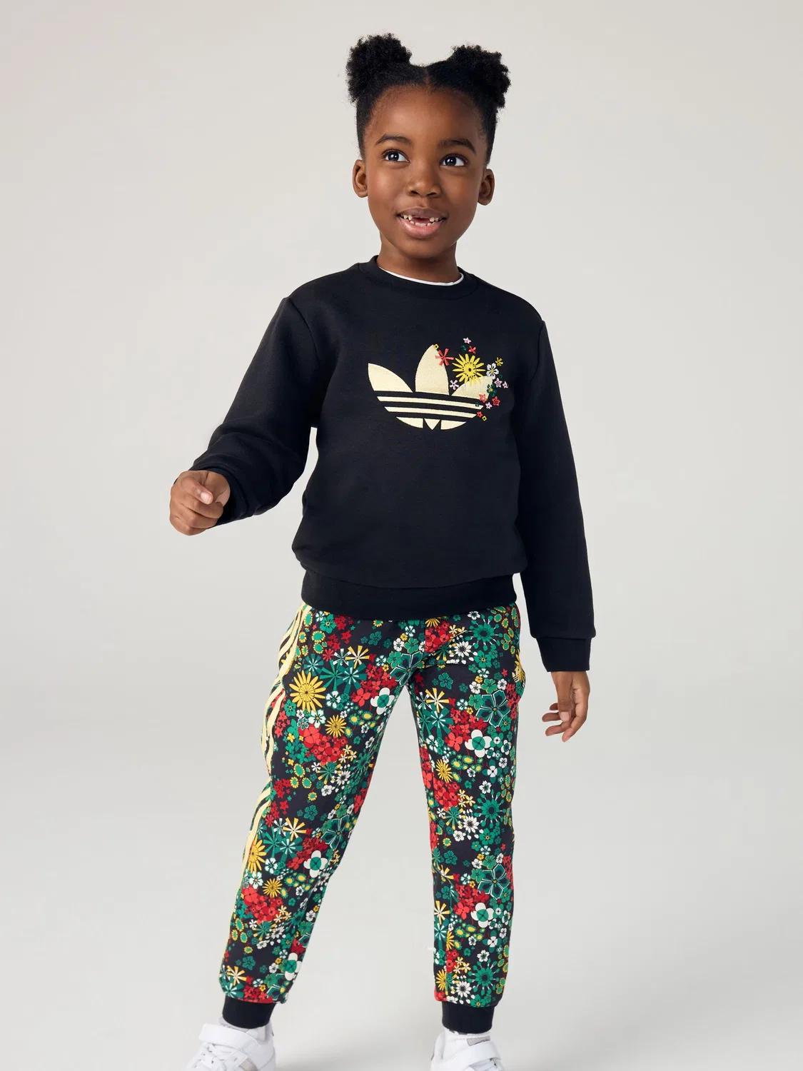 Спортивный костюм adidas Originals x Liberty London, черный