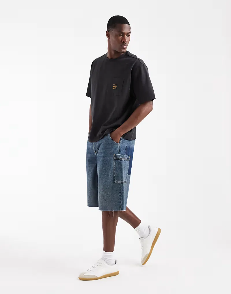Рабочая футболка Levi's с карманом, черный — фото 2