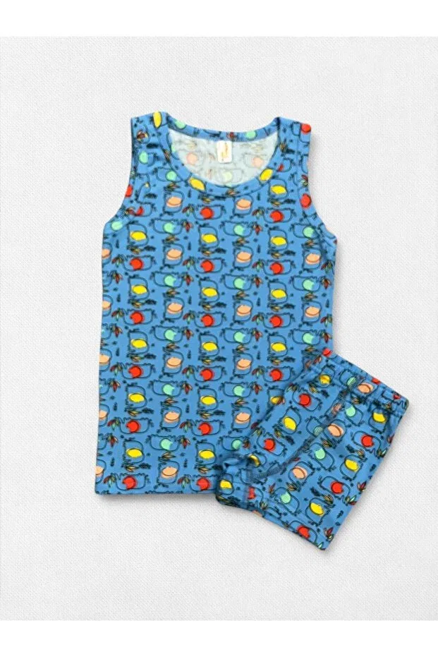 Детский комплект боксеров для мальчиков с принтом Elmas Kids, Blue — фото 2