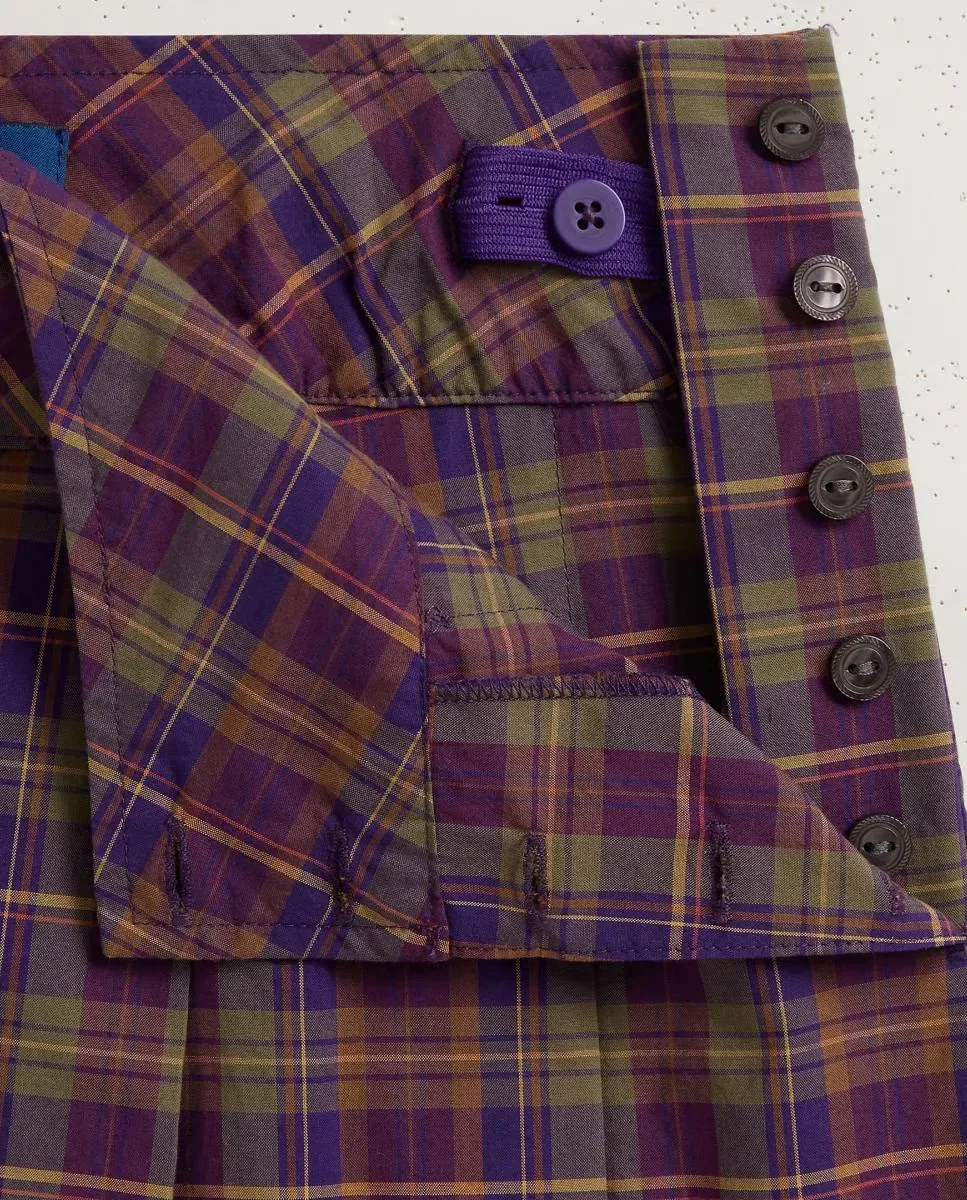 Детская юбка для девочек из поплина с принтом Polo Ralph Lauren, Multicolor — фото 3