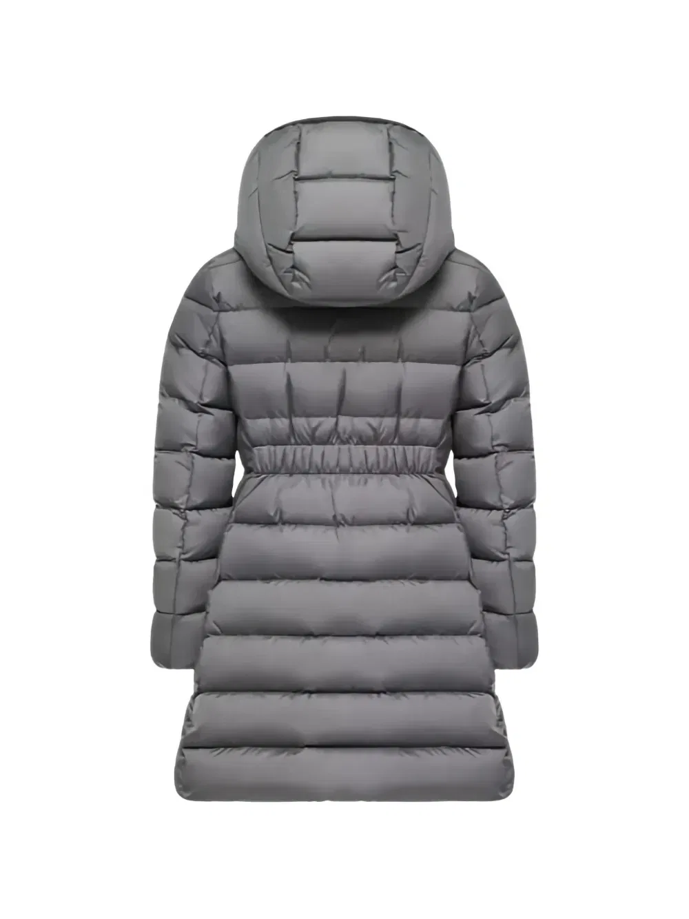 Утепленная стеганая куртка Charpal с капюшоном Moncler Enfant, серый — фото 2
