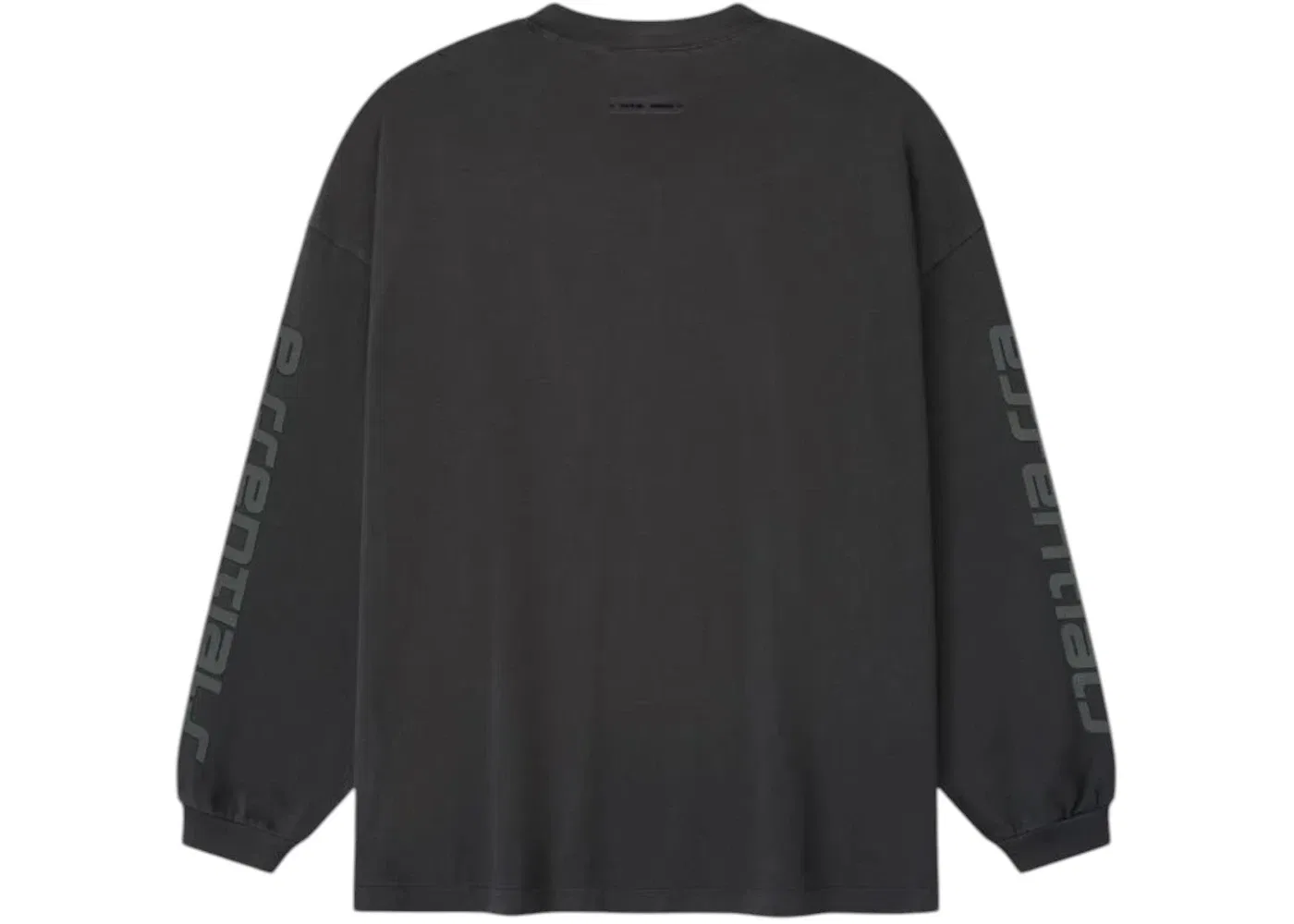 Мужская футболка с длинным рукавом Fear of God Essentials Tee, Vintage Black — фото 2