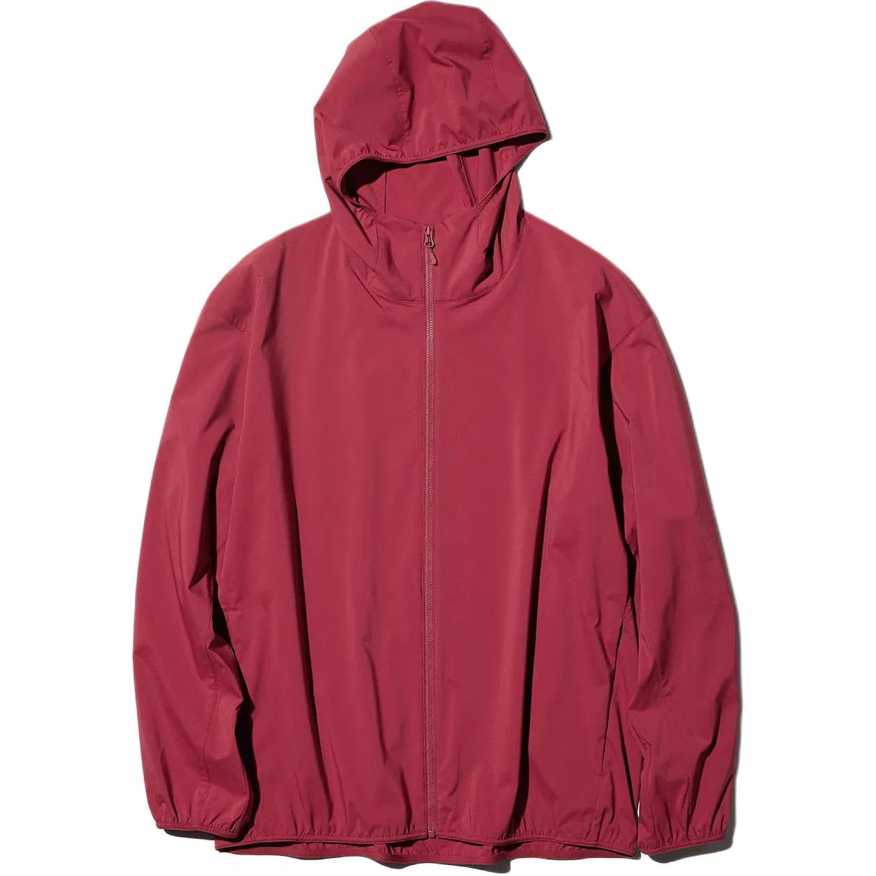 Мужская куртка с капюшоном Red UNIQLO