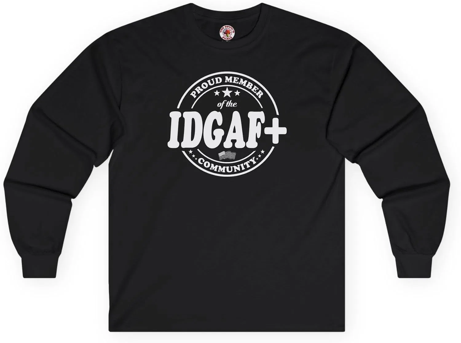 Футболка с длинным рукавом Gildan 2400, Black