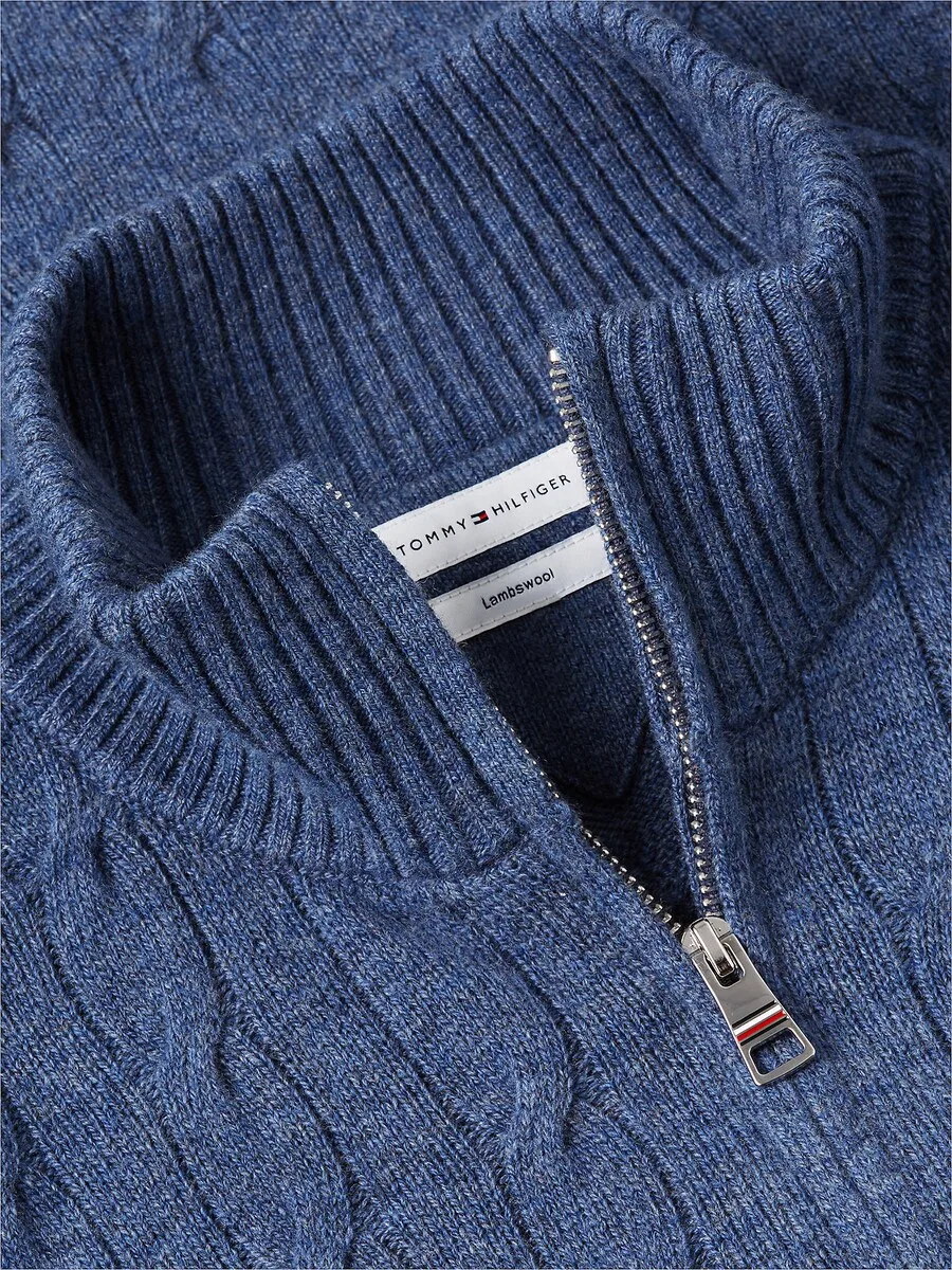 Свитер TOMMY HILFIGER цвета сапфир — фото 4