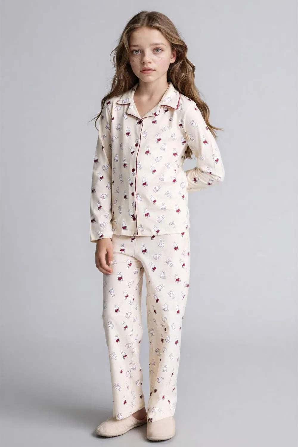 Комплект пижам с принтом Miffy Defacto, экрю