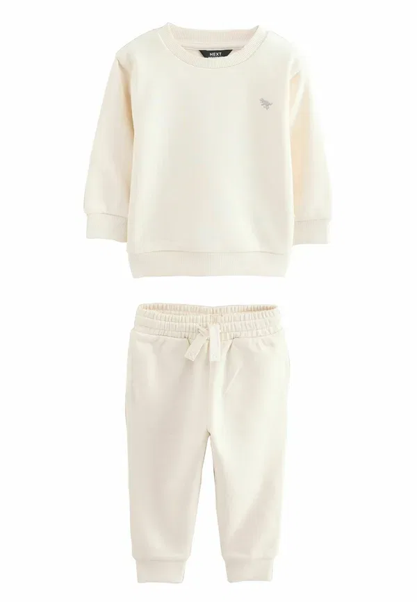Комплект из свитшота и джоггеров, хлопок, Regular fit - sweatshirt and joggers set, Next Cement, светло-бежевый — фото 2