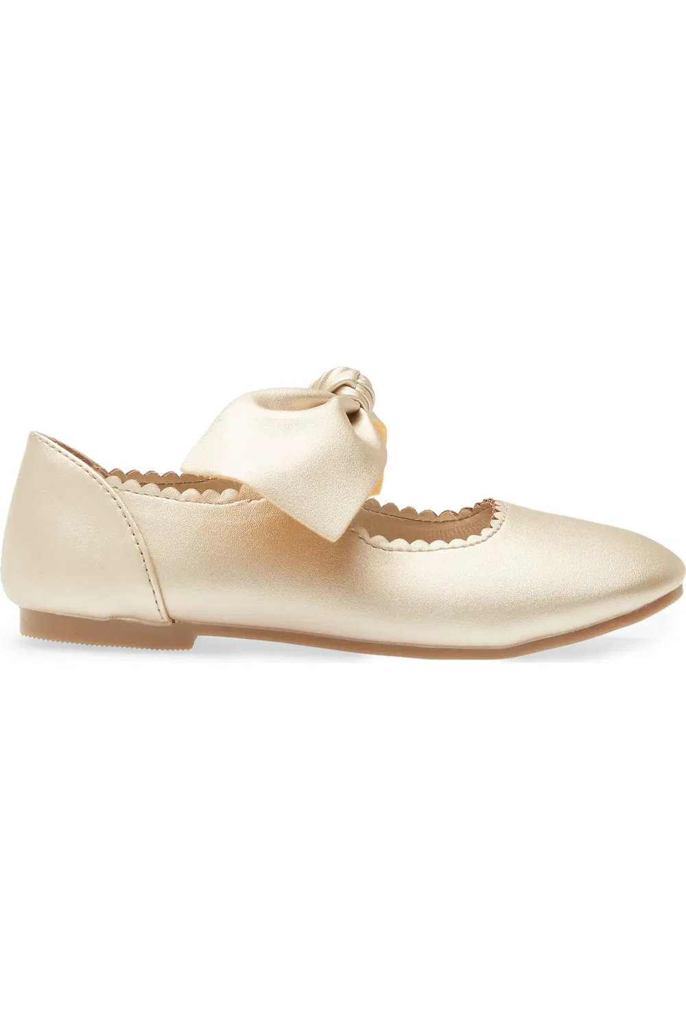 Детские туфли Мэри Джейн с бантом DREAM PAIRS, Gold — фото 3