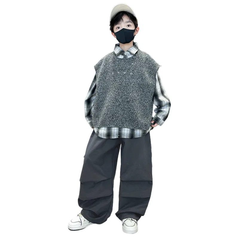 Детский спортивный костюм уличный стиль Lanza, Grey