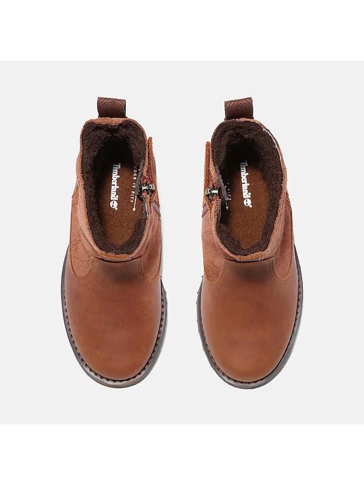 Ботинки кожаные Courma Timberland, светло-коричневый — фото 3