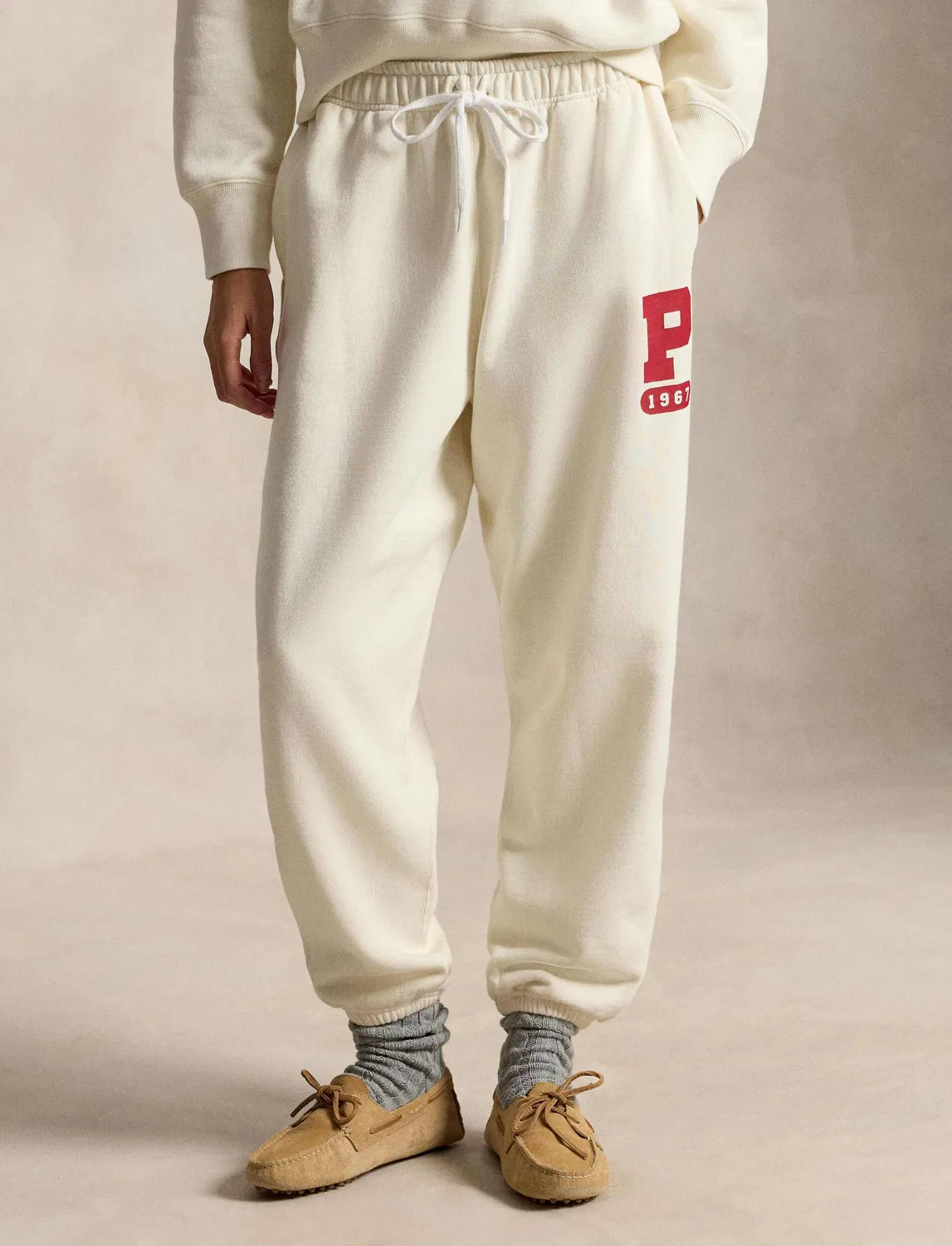 Штаны спортивные Relaxed Fit Polo Ralph Lauren, Bianco