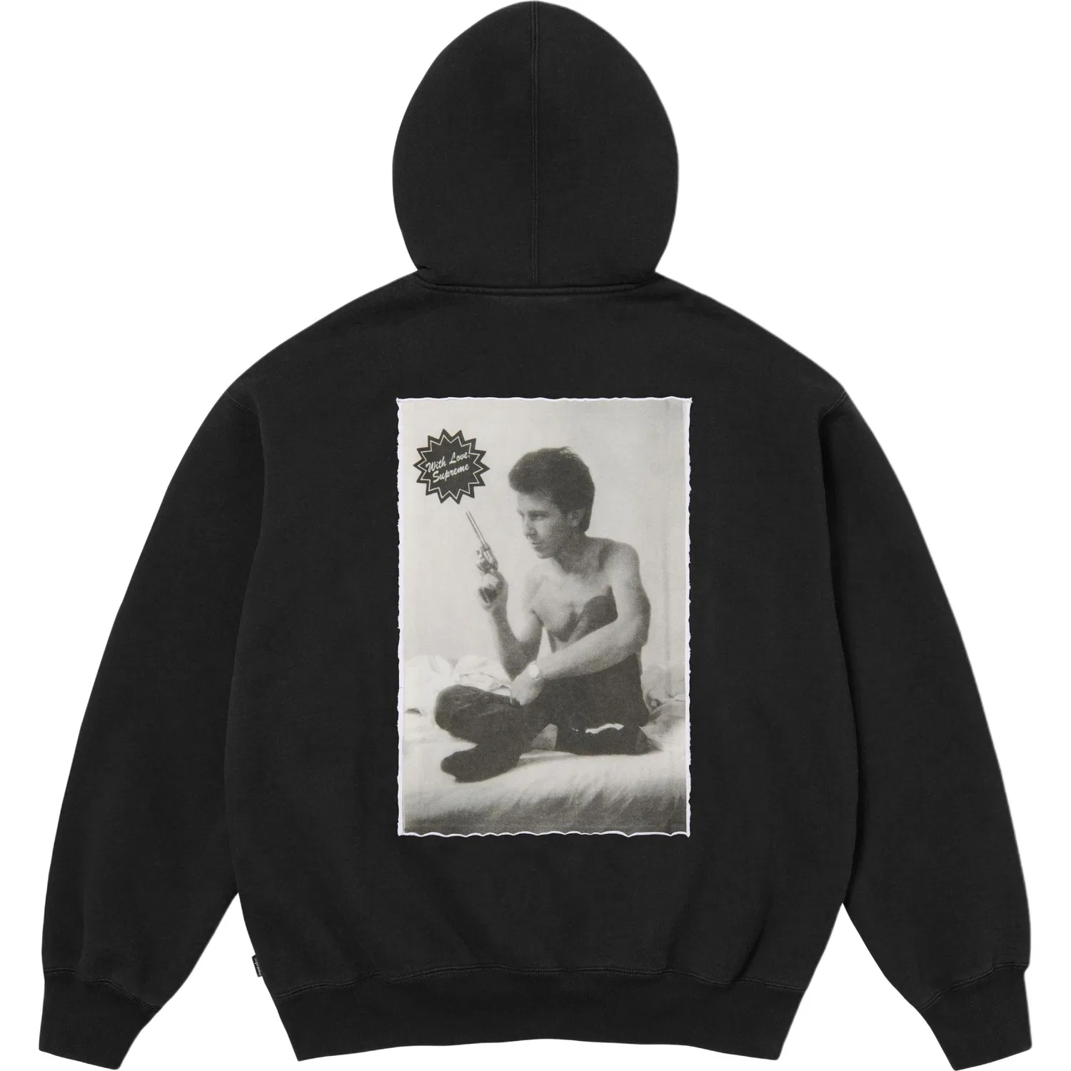 Детское худи с капюшоном Supreme, Black