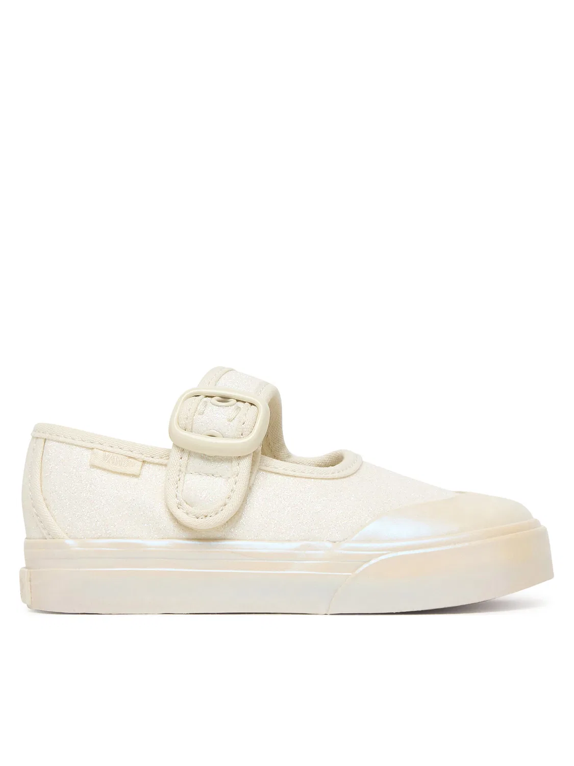 Балетки цвета экрю для девочки Mary Jane Vans, кремовый