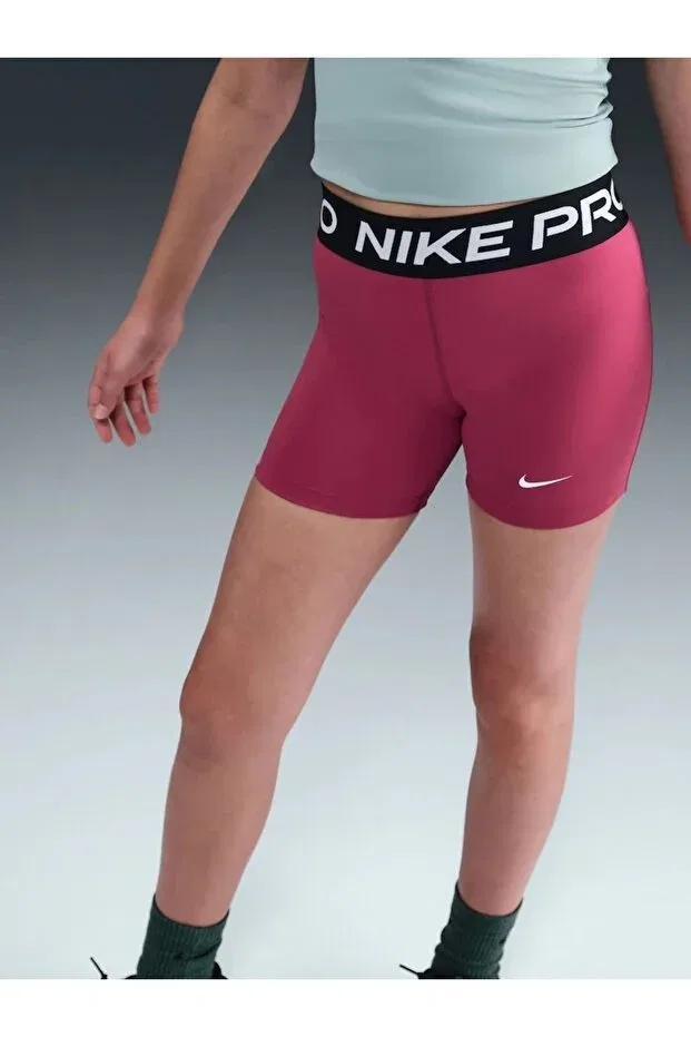 Детские шорты для девочек спортивные с принтом Nike, Purple - Pink — фото 4